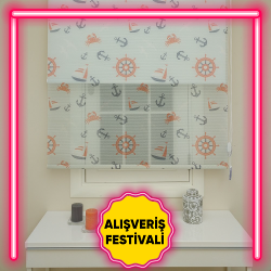 Çocuk Odası Çiftli Stor Perde