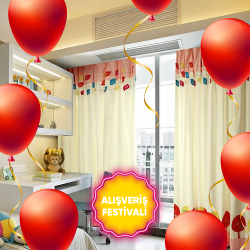 Çocuk Odası Fon Perde Modelleri