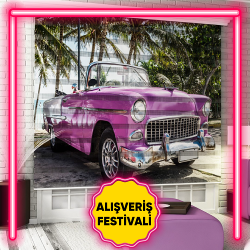 Diğer Arabalar Desenli Zebra Perde