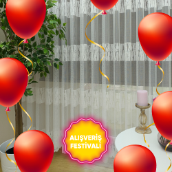 Enine Bantlı Desenli Fransız Danteli Örme Tüller