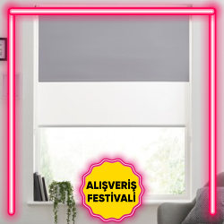 Genç Odası Çiftli Sistem Stor Tül