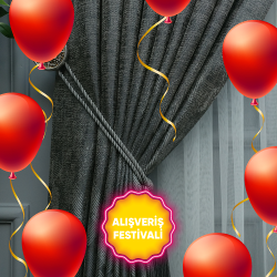 Jakar Dokuma Düz Fon Perdeler