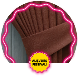 Keten Fon Perde Düz Modeller