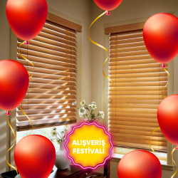 Mutfak Ahşap Jaluzi Perde