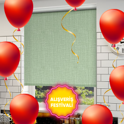 Mutfak Düz Stor Perde