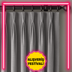 Oturma Odası Rustik Perdelik