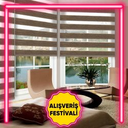 Oturma Odası Zebra Perde