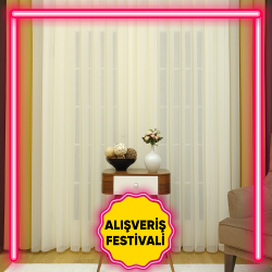 Tül Dikey Perde - Tül Zebra Perde