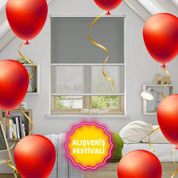 Yatak Odası Çiftli Sistem Tül Stor