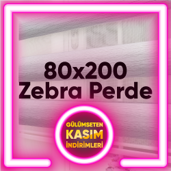 80x200 Hazır Ölçü Zebra Perde