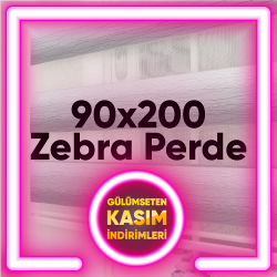 90x200 Hazır Ölçü Zebra Perde