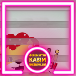 Aslancık Desenli Zebra Perdeler