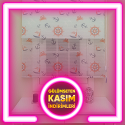 Çocuk Odası Çiftli Stor Perde