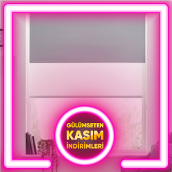 Genç Odası Çiftli Sistem Stor Tül