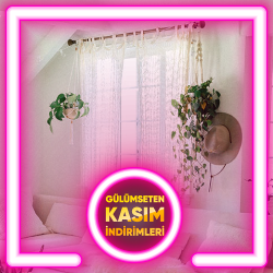 Mermer Üstü Kısa Boy Desenli Tüller