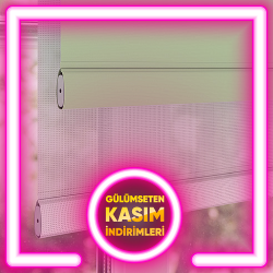 Mutfak Düz Çiftli Sistem Perde