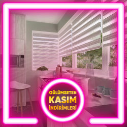 Mutfak Düz Zebra Perde