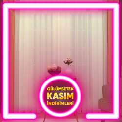 Tül Dikey Perde - Tül Zebra Perde