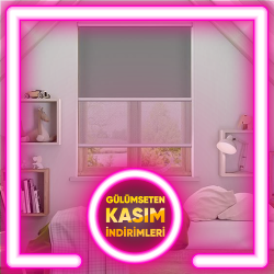 Yatak Odası Çiftli Sistem Tül Stor