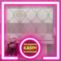 Zebra Perde Genel Desenli