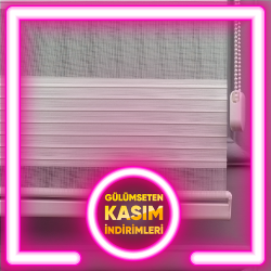 Zebra Perde Pileli Düz (Plise)