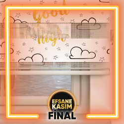 Bebek Odası Zebra Perde