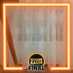 Çiçek Desenli Fransız Danteli Örme Tüller