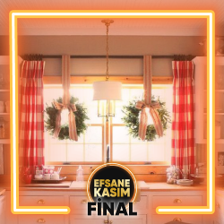 Mutfak Rustik Perdelik