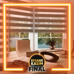 Oturma Odası Zebra Perde