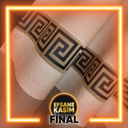 Pano Bordürlü Fon Perde