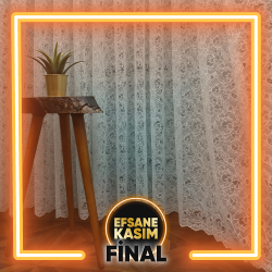 Şal Ve Sarmaşık Desenli Fransız Danteli Örme Tüller