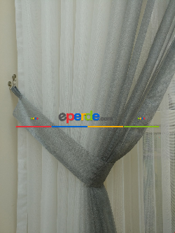 Tülden Düz Sade Fon Perdeler