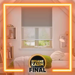 Yatak Odası Çiftli Sistem Tül Stor