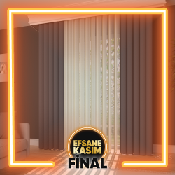 Yatak Odası Dikey Tül