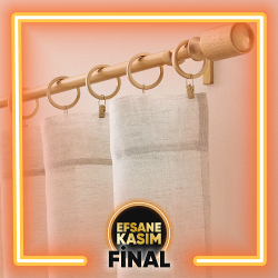 Yatak Odası Rustik Perde