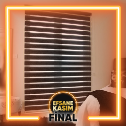 Yatak Odası Zebra Perde