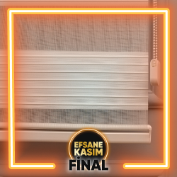 Zebra Perde Pileli Düz (Plise)