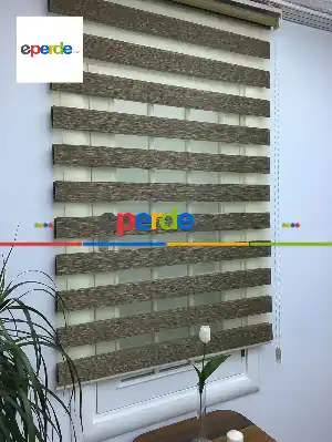 %40 Indirimli !!! Kahve Bambu Zebra Perdehttps://www.eperde.com/ofis-isyeri-perde-modelleri 90x200cm- Kahverengi