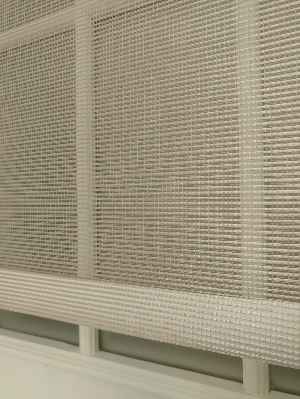 Oturma Odası - Bambu Tül Stor - Çiftli Sistem Tül Stor Perde (bamboo)- Bej