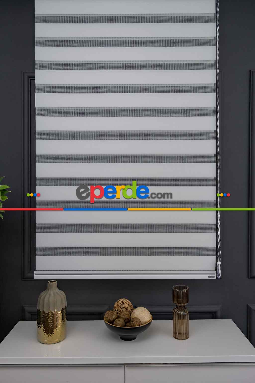 Yüksek Kalite Alüminyum Malzeme, Ekru Renk Zebra