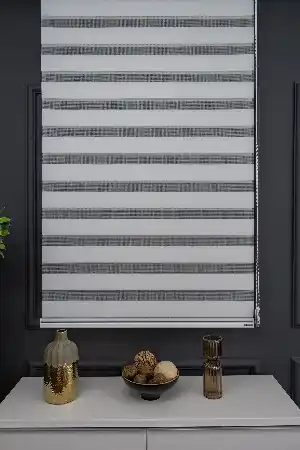 Yüksek Kalite Alüminyum Malzeme, Ekru Renk Zebra