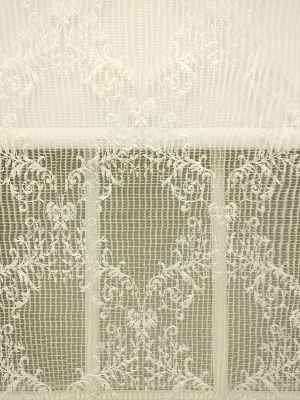 Mutfak Tül Stor Perde - Çiftli Sistem- Beyaz