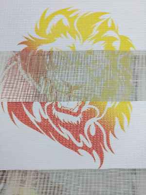 Gs. Galatasaray Taraftar Zebra Perde- Kırmızı-Sarı