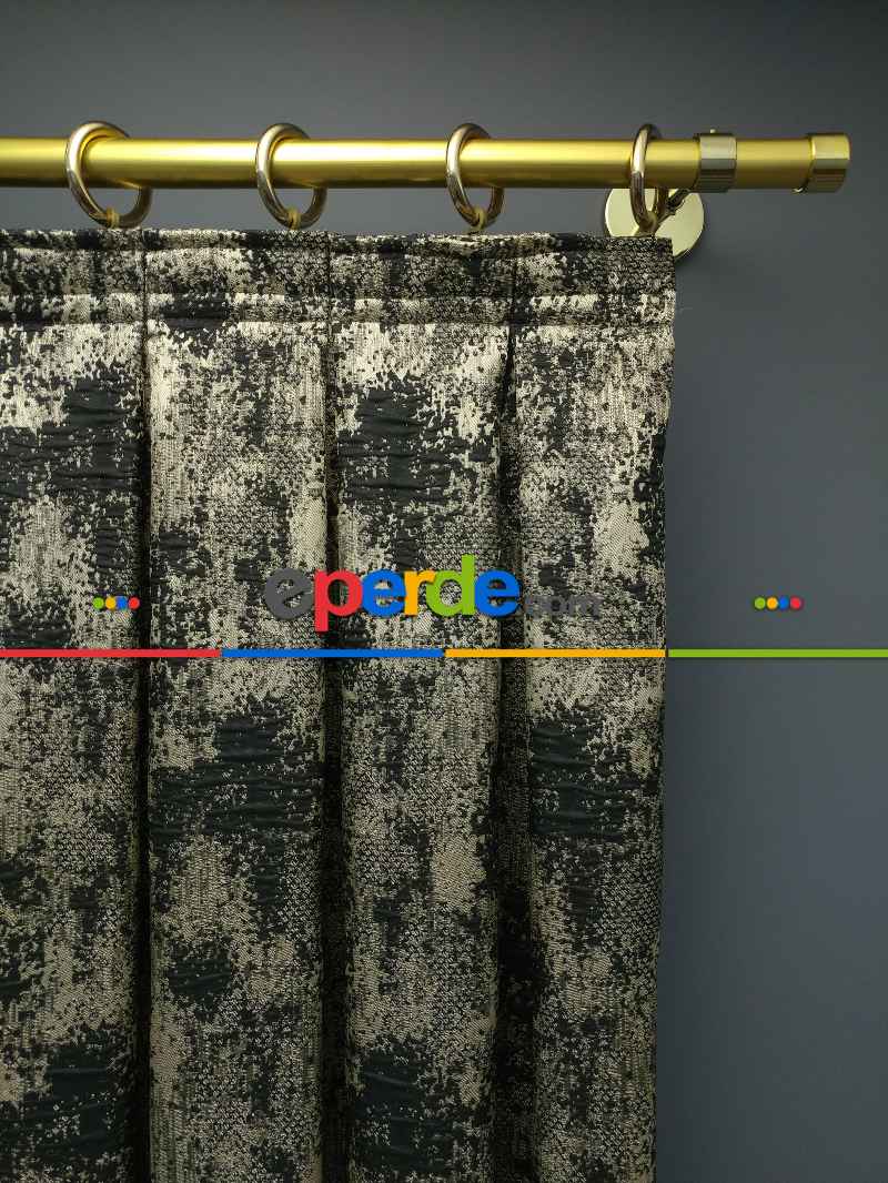 PatineDesenli Modern Desenli Jakarlı Salon Fon Perdesi 2021 Seriemodern Desenli Jakarlı Salon Fon Perdesi 2021 Series Özel Renkler- Siyah-bej-gri Açık-gri Koyu