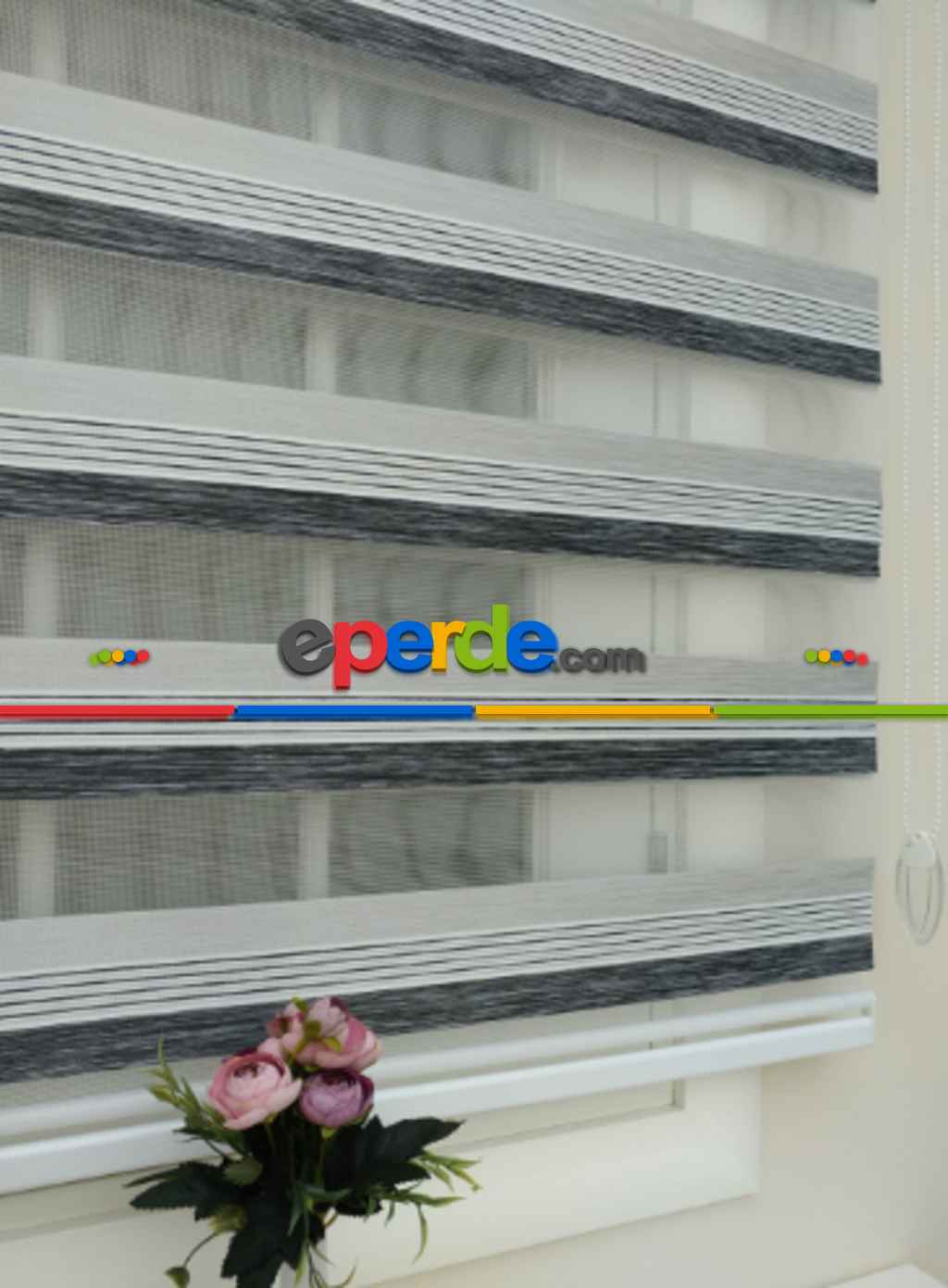 Mutfak Zebra Perde Düz Seri- Ekru