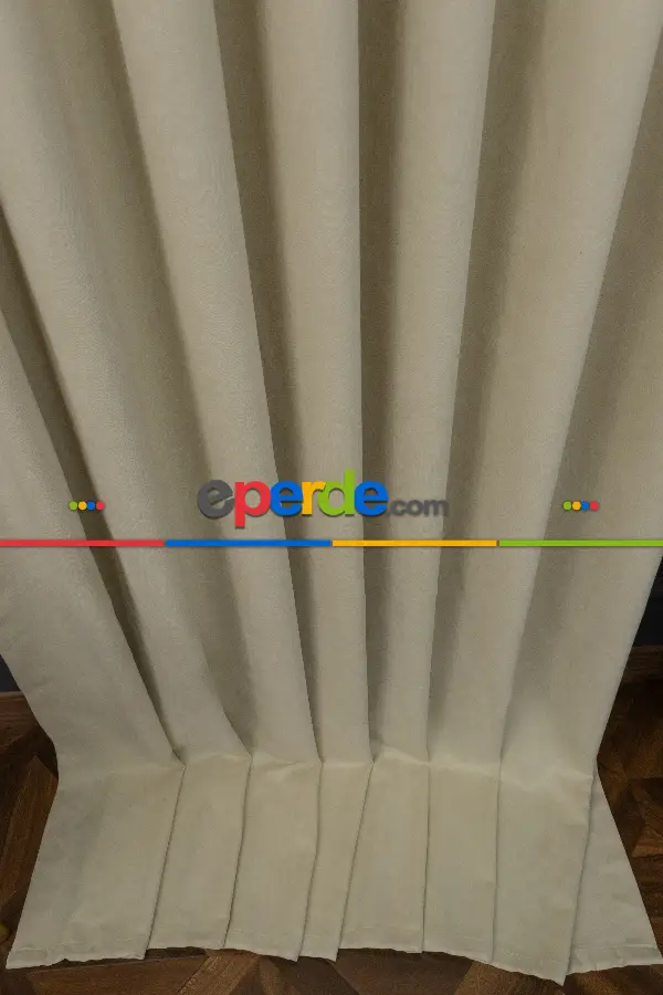 Açık Gri Düz Fon Perde En Dökümlü Fon Perde 04