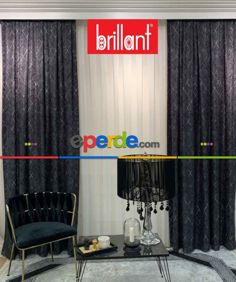 Brillant Fon Perde Livalorent Yeni Model Renk Tasarım Kanat Perde Yan Perde