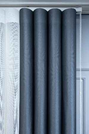 Lens Akıllı Dikey Tül Perde-11- Antrasit