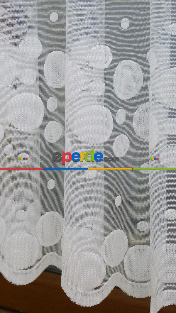 Tül Perde ve Kruvaze Perde 2-48-17- Krem Açık