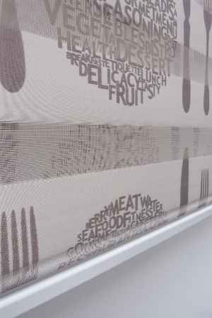 Mutfak Zebra Perde Desenli- Kahverengi